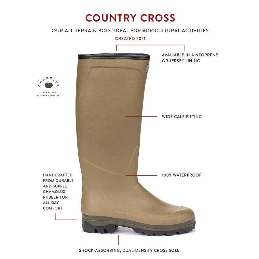 Le Chameau Hoje Wellington-Stovler | Maend Country Cross Neopren