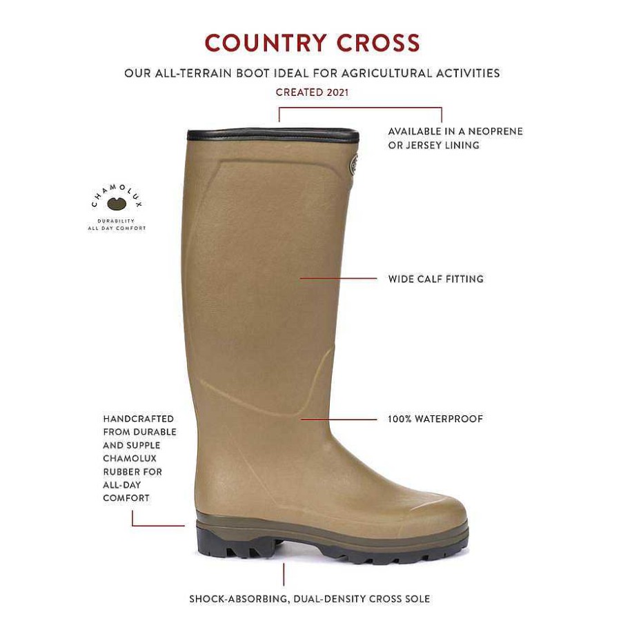 Le Chameau Hoje Wellington-Stovler | Maend Country Cross Neopren